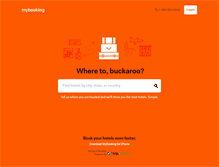 Tablet Screenshot of mybooking.com
